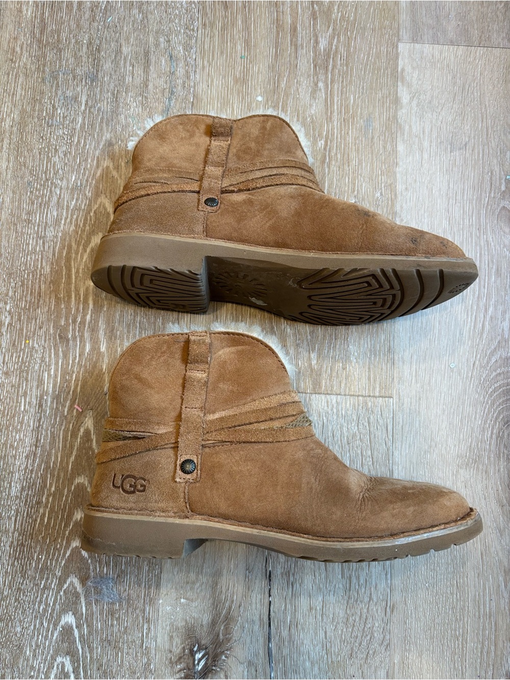 UGG women’s Chestnut Suede Ankle Boots
